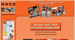 Desktop Screenshot of amazingraceforcharity.com